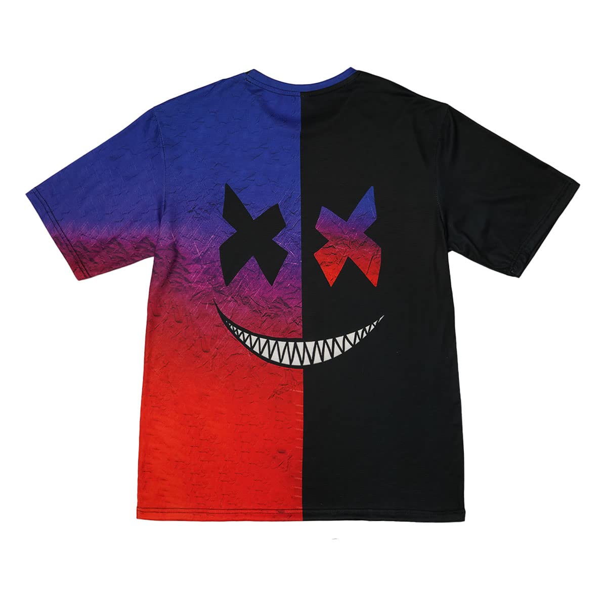 Men's Muscle Fitness Short Sleeve Printed Personalized Fashion Sweatshirt Fashionable T-Shirt