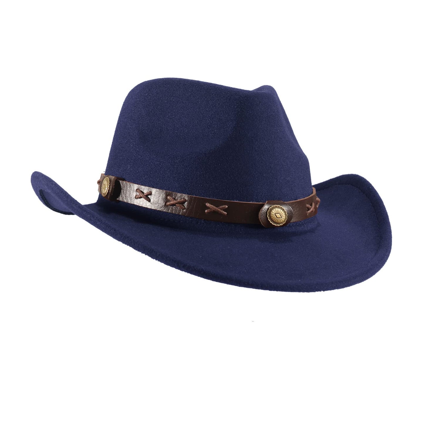 Ibeauti Cowboy Hat with Fringed Bandana Set for Women Wide Brim Western Cowgirl Hat Paisley Head Wrap Scarf