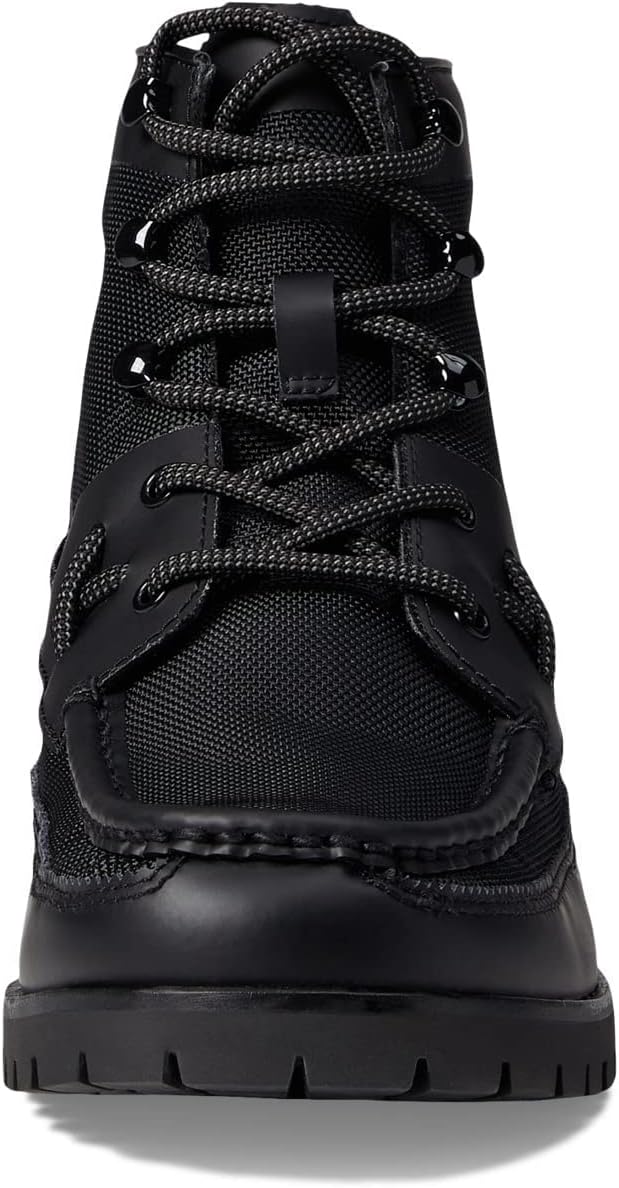 Polo Ralph Lauren Men's Ranger Mid Leather & Oxford Sneaker Boot Fashion