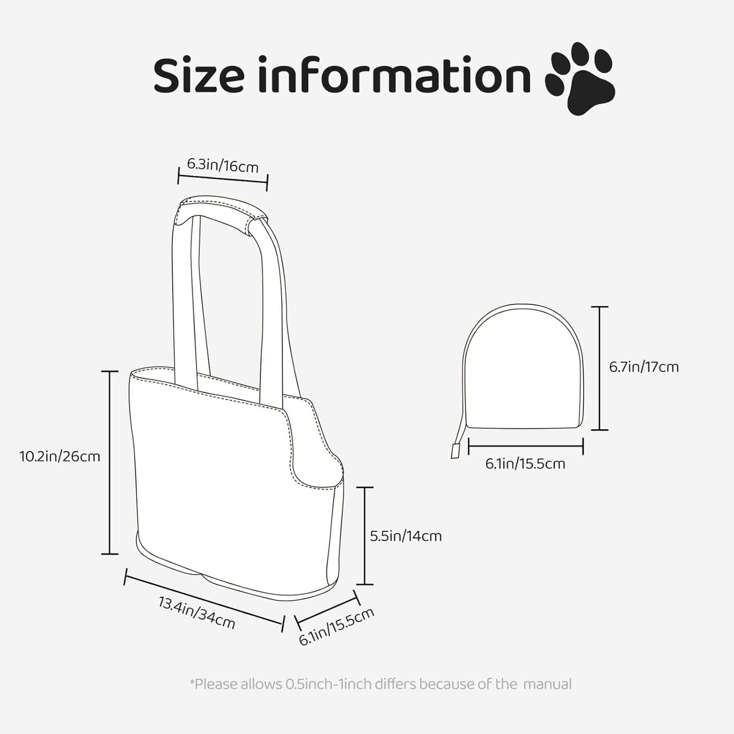 Summer is Here Pet Sling Carrier for Small Dog Cats Puppy Portable Tote Bag Pouch for Outdoor Travel Hiking