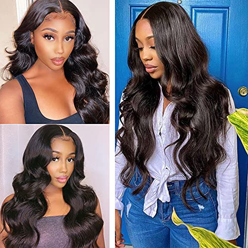 Hd Closure 5x5 Straight Closure 5x5 Transparent Lace Closure 12A Virgin Remy Human Hair Frontal Closure Pre Plucked With Baby Hair Natural Black Color(14inch)
