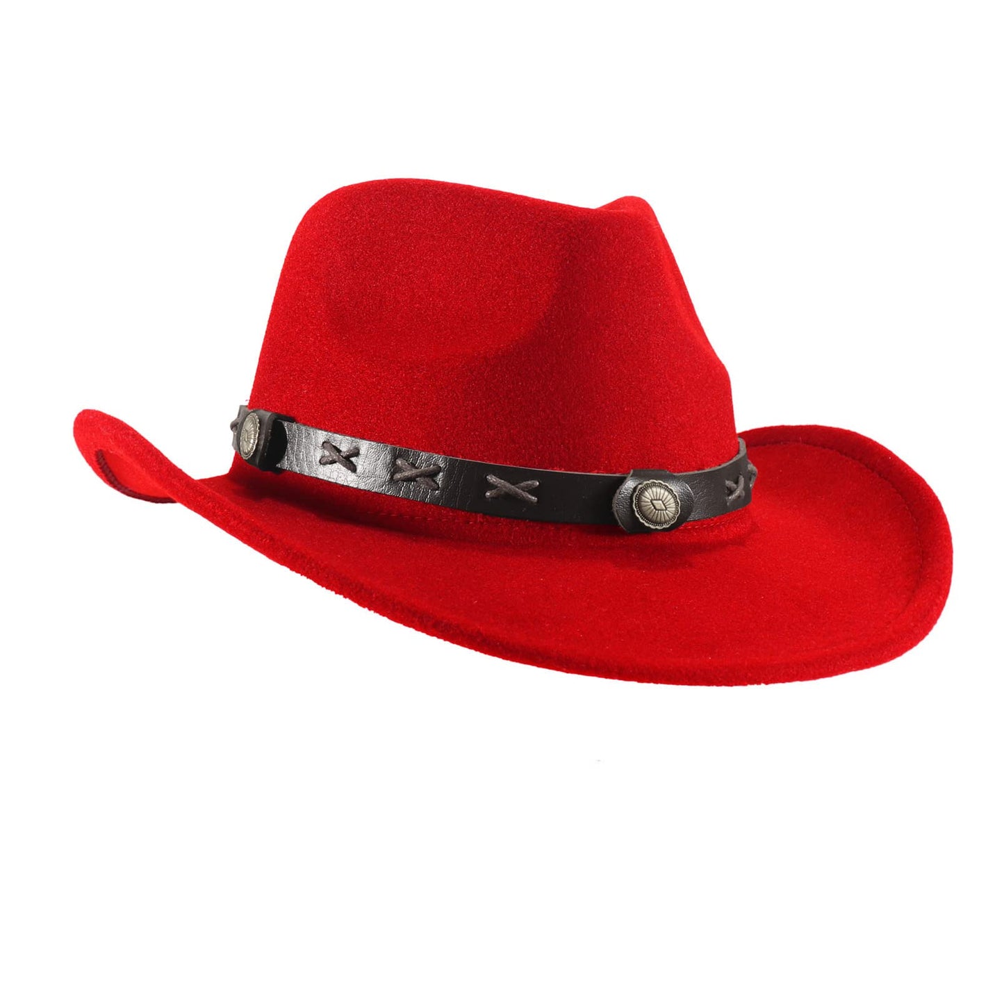 Ibeauti Cowboy Hat with Fringed Bandana Set for Women Wide Brim Western Cowgirl Hat Paisley Head Wrap Scarf