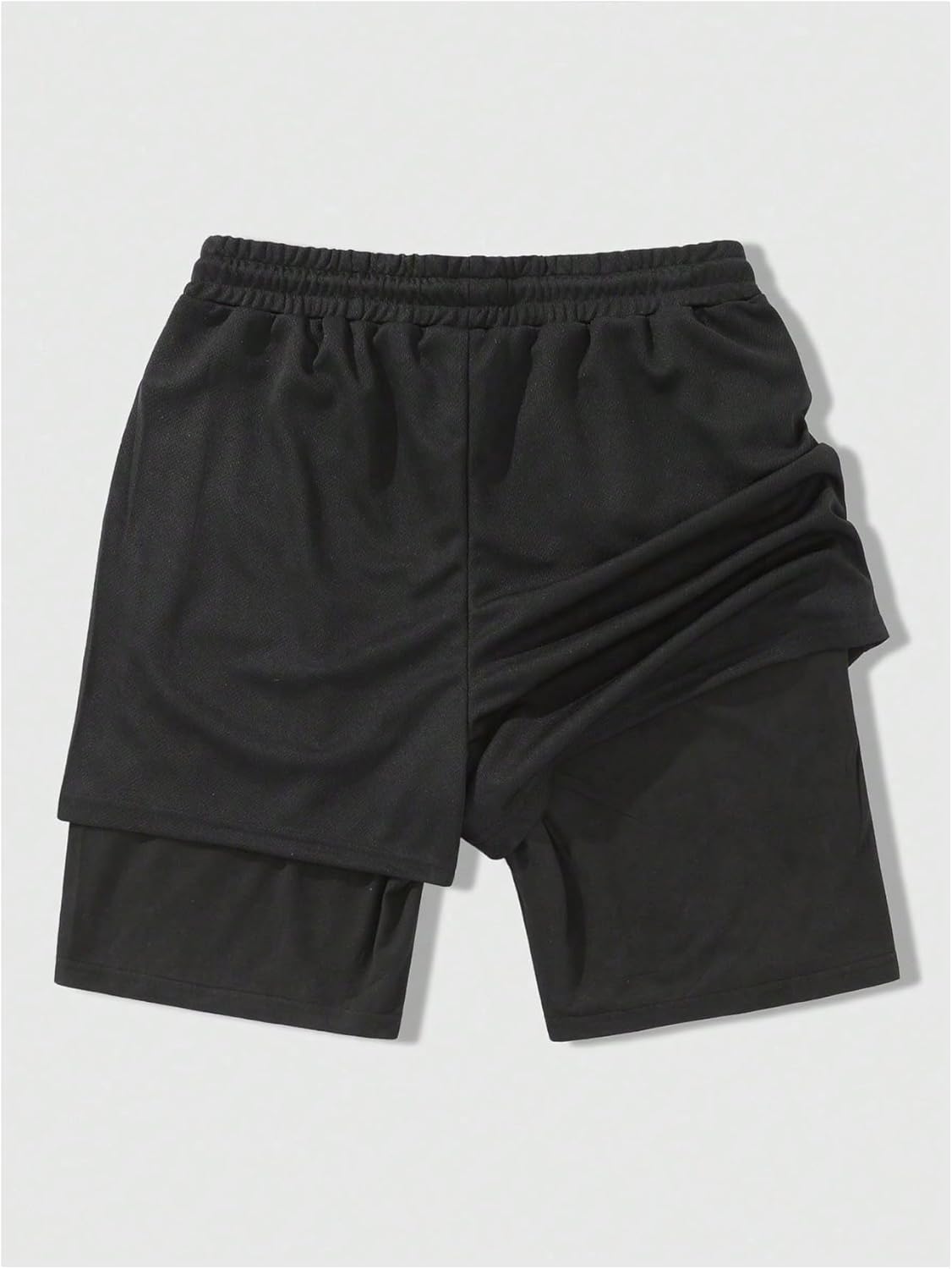 Men's Graphic Shorts with Liner Cross Print Drawstring 2 in 1 Gym Track Bottoms