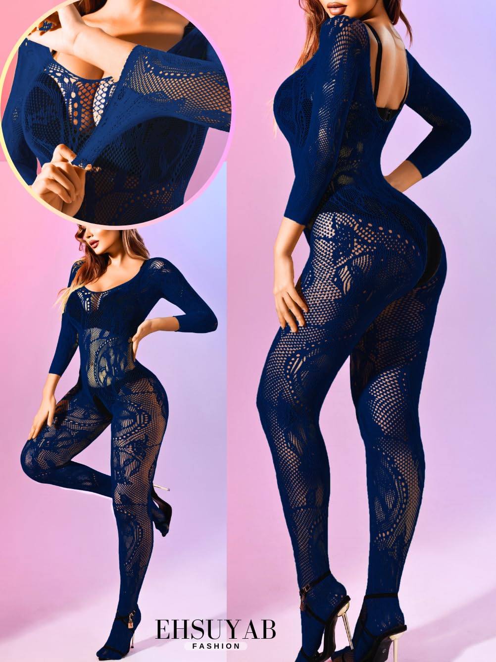 Women Sexy Body Stockings, Fishnet Bodysuit Glow Party Rave, Exotic Dancer Wear Fishnets Lingerie Outfits Plus Size