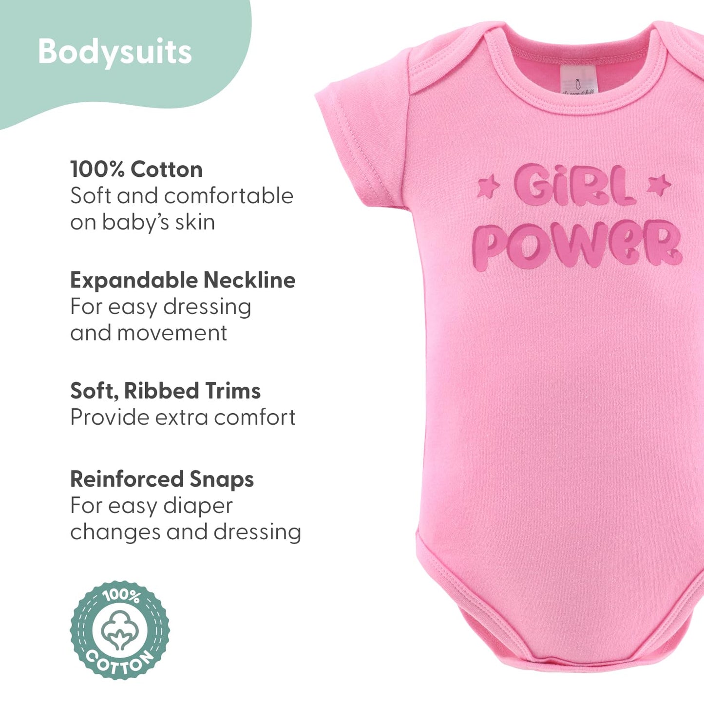 The Peanutshell Baby Girl Clothes & Essentials, Baby Layette Gift Set for Girls, Newborn Girl Gift Sets, Pretty in Pink