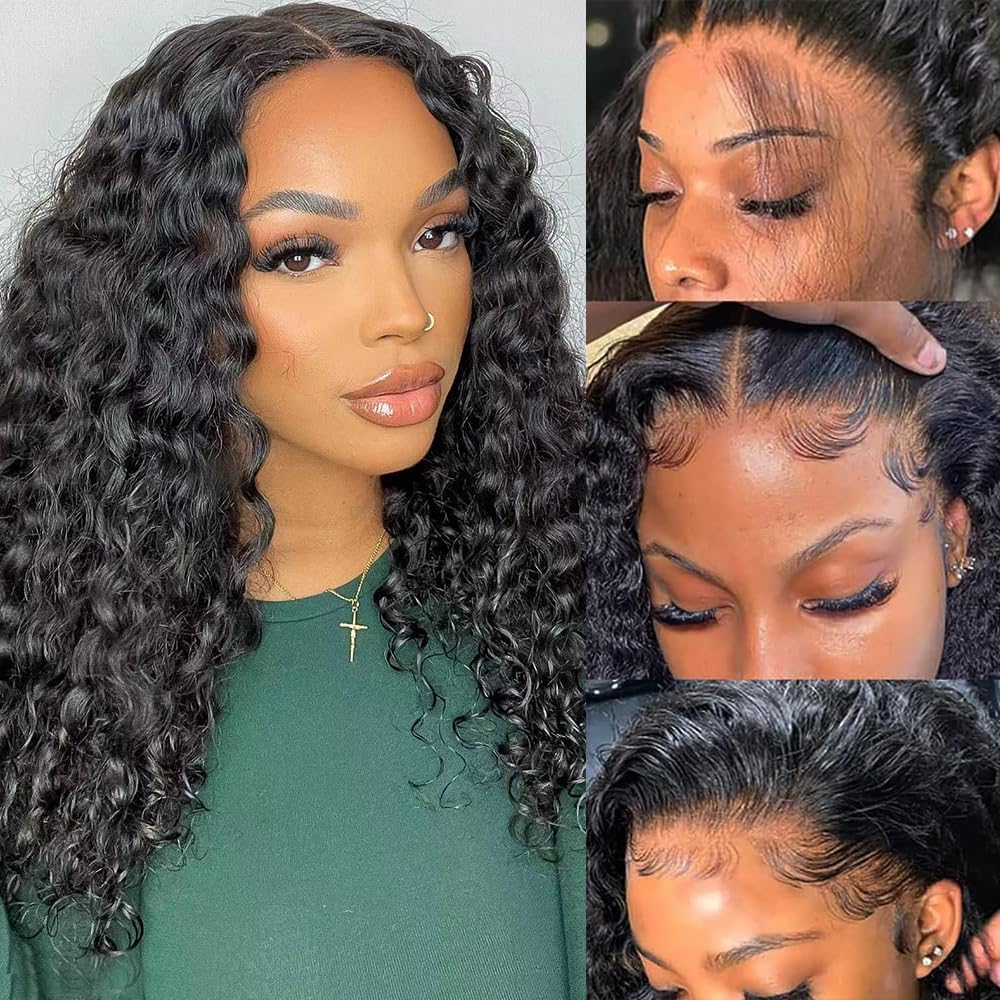 613 13x6 Lace Front Wig Human Hair 30 Inch Body Wave Blonde Wig, 200% Density Pre Plucked Blonde HD Lace Frontal Wig for Black Women