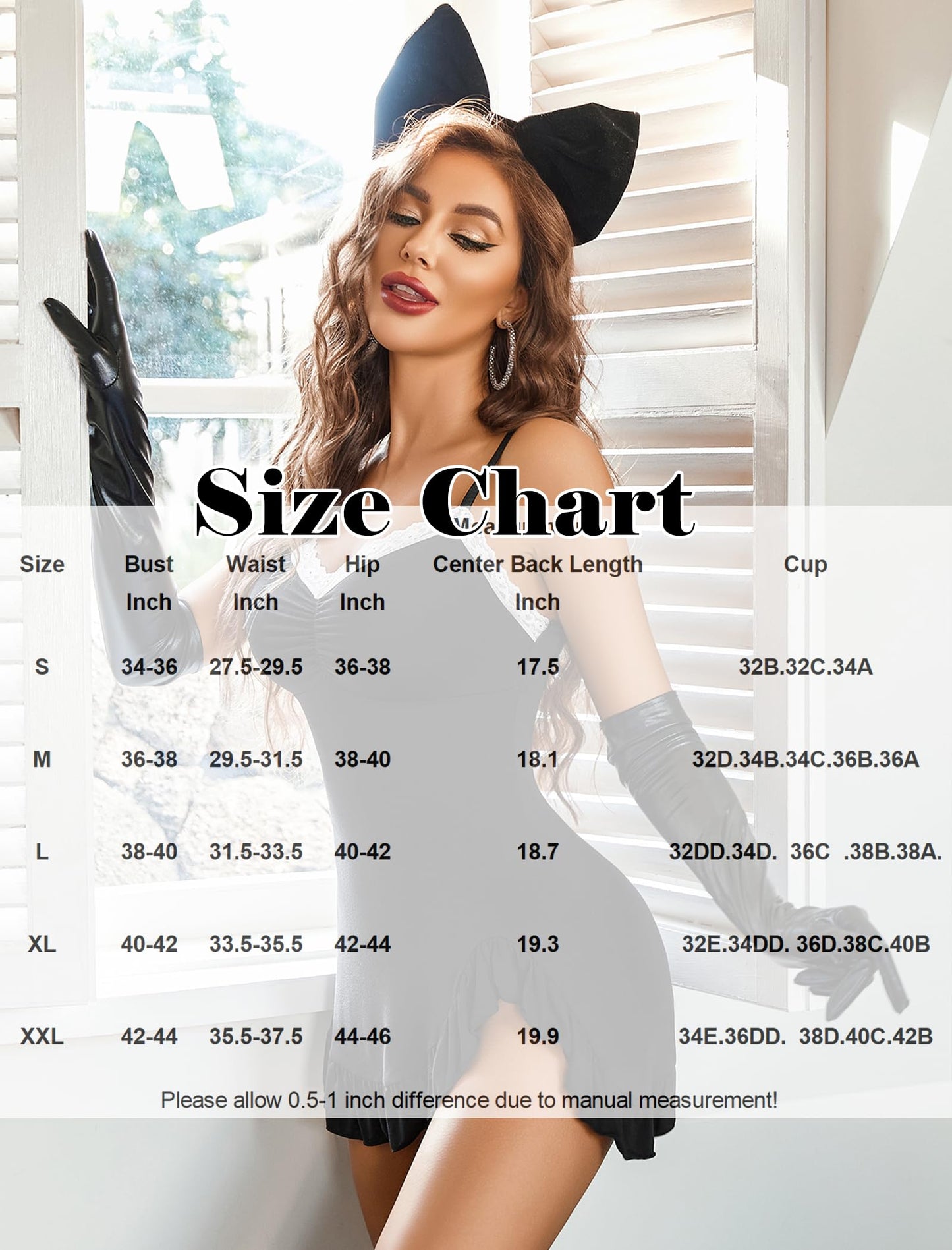 Avidlove Lingerie for Women Sexy Nightgown Modal Nightwear Side Slit Babydoll Chemise Spaghetti Strap nighties