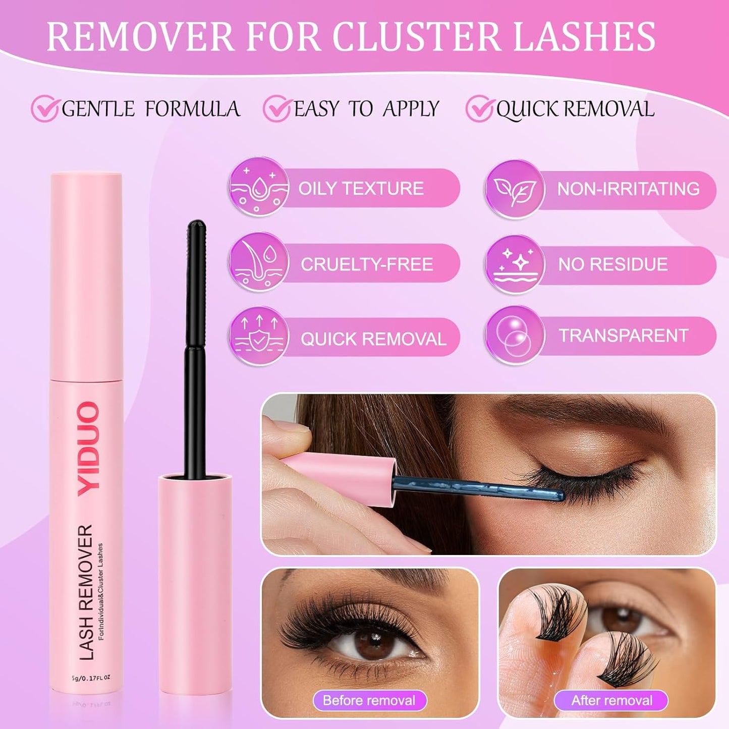 Lashes Clusters Lash Kit Gift Packs 770Pcs with 2X Bond&Seal 5 style Mixed C-Curl False Eyelashes Extensions Faux Mink Individual Lash Wholesale Pack DIY Individual Fake Eyelashes Box