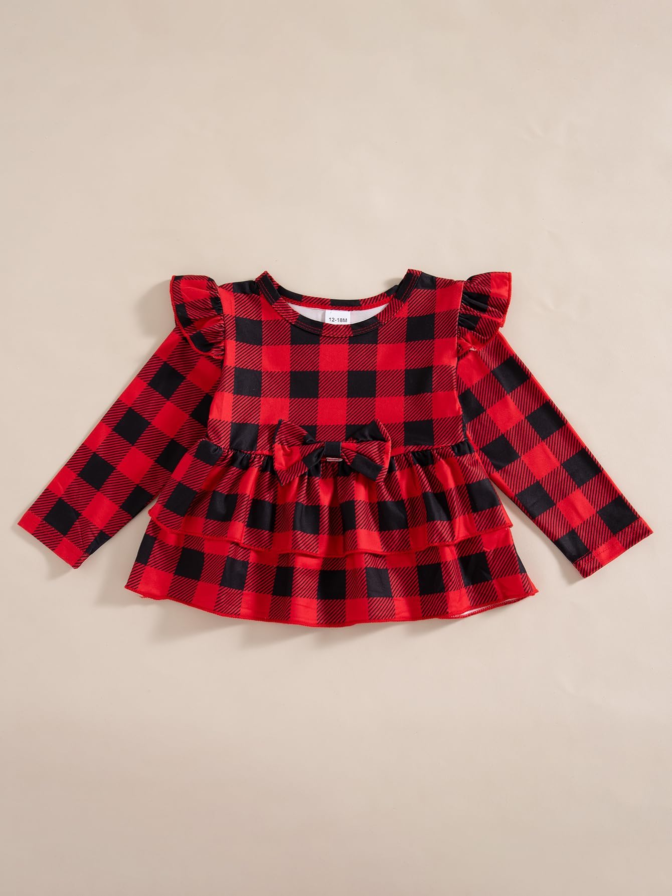 NZRVAWS Baby Girl Clothes Toddler Girl Outfits Infant Ruffle Shirt Denim Ripped Jeans Cute Clothing Set