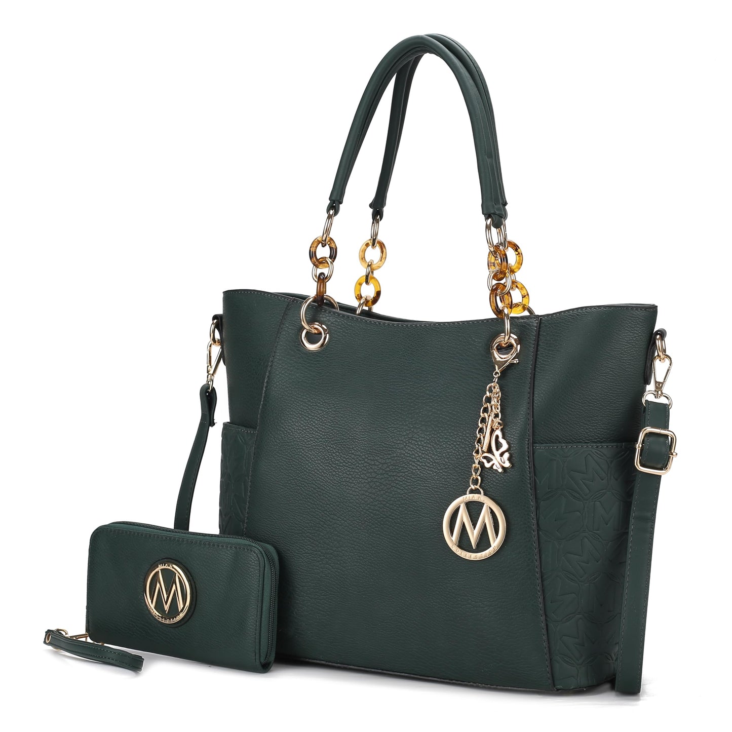 MKF Collection Tote Bag for Women, Handbag Set with Wallet-Top-Handle- Vegan Leather Purse