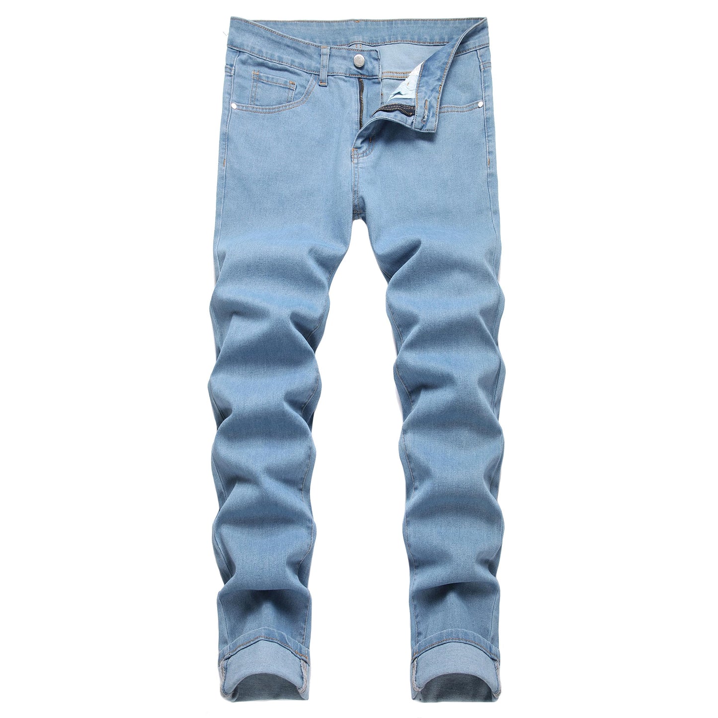 JUNBAOSS Men's Slim Fit Stretch Jeans Ripped Skinny Jeans for Men, Fashion Distressed Straight Comfort Flex Waist Pants