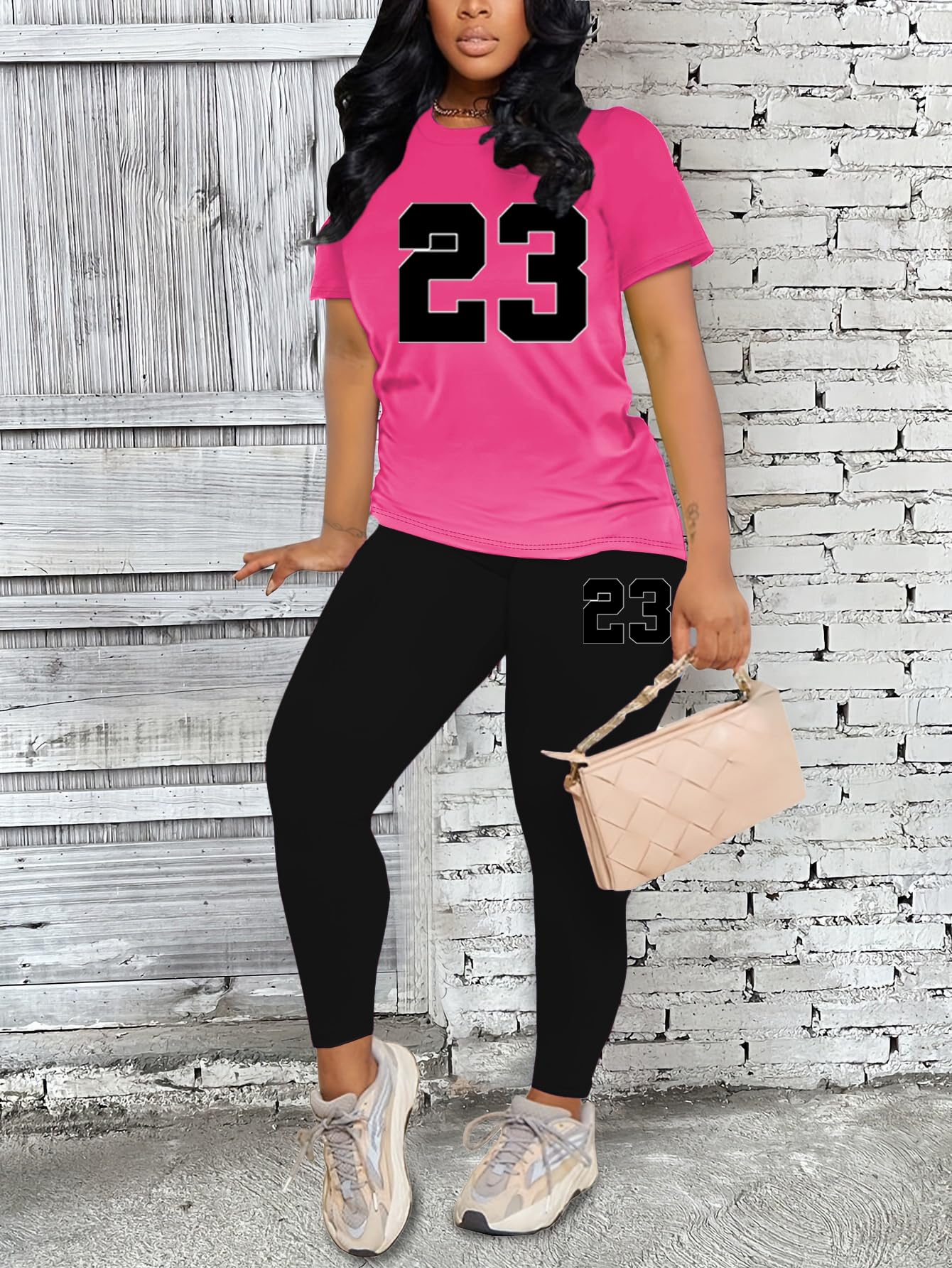 Nimsruc Women 2 Piece Outfits Summer Lounge Set Matching Jogger Sets Short Sleeve Tracksuit Loungewear Sweatsuits