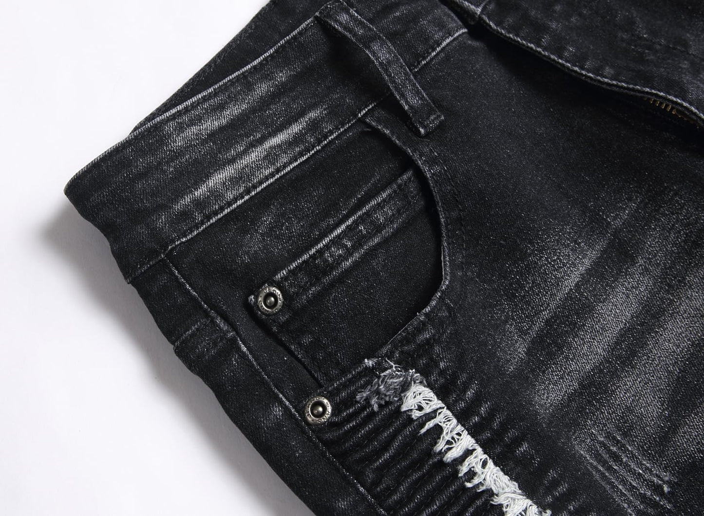 Fashion Slim Jeans Men Stretch Denim Pants
