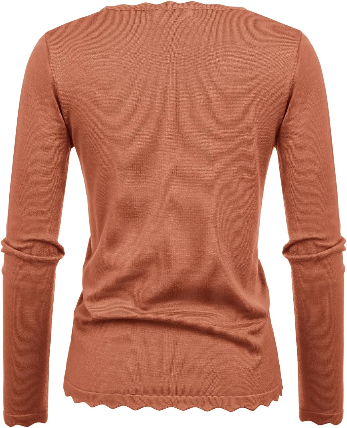 GRACE KARIN Women's High Stretchy Long Sleeve Pullover Sweater Blouse Top