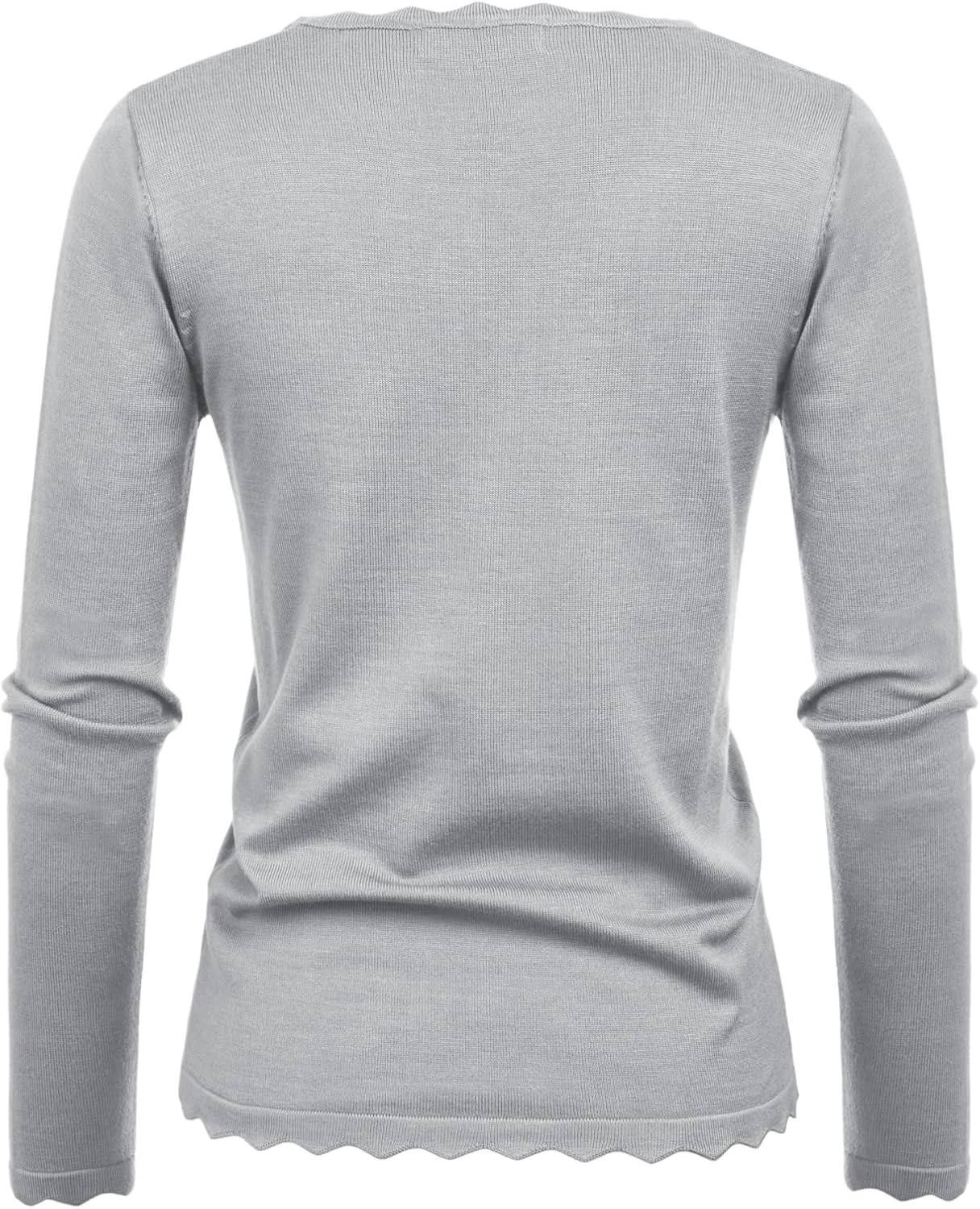 GRACE KARIN Women's High Stretchy Long Sleeve Pullover Sweater Blouse Top