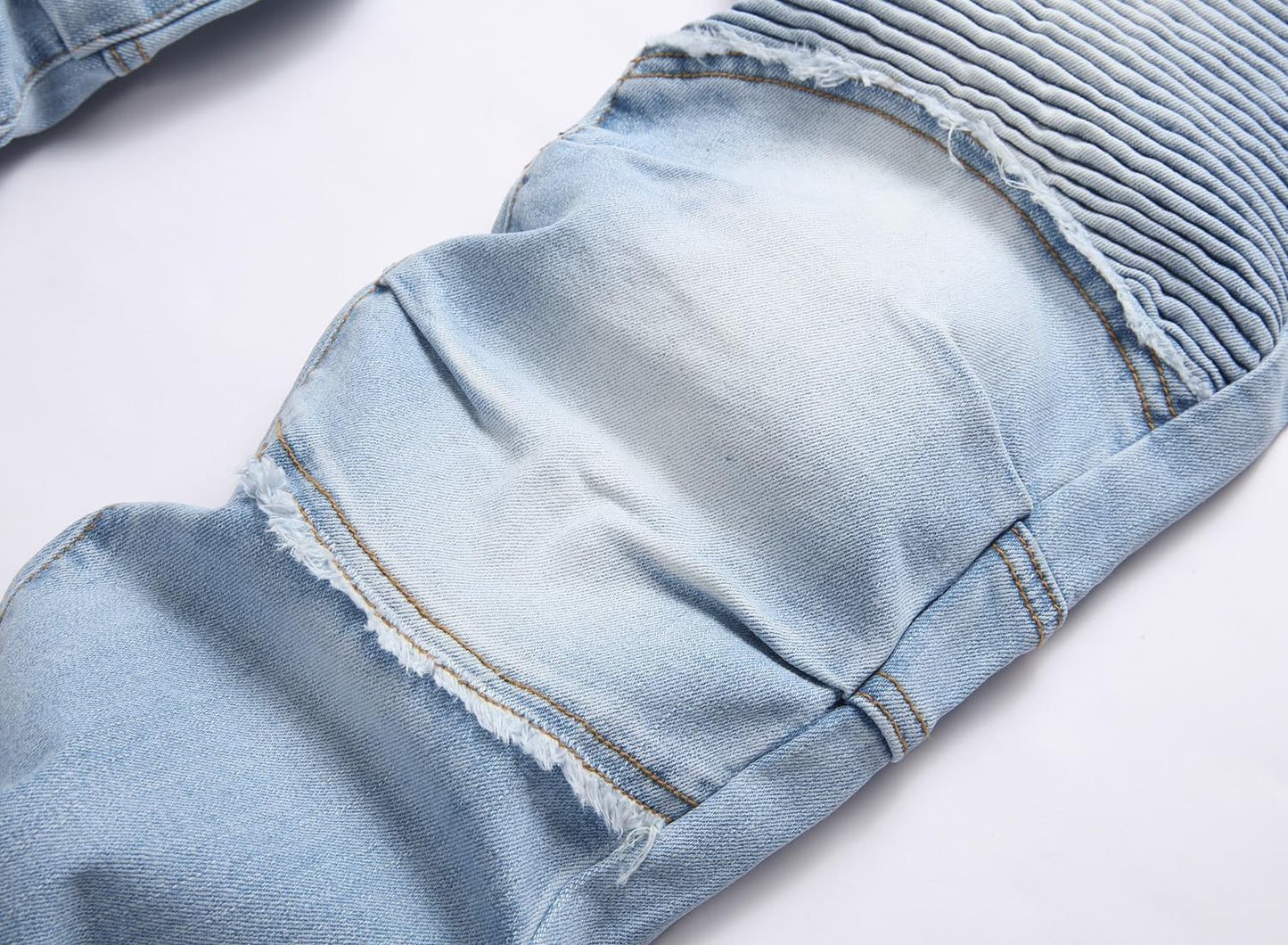 Fashion Slim Jeans Men Stretch Denim Pants