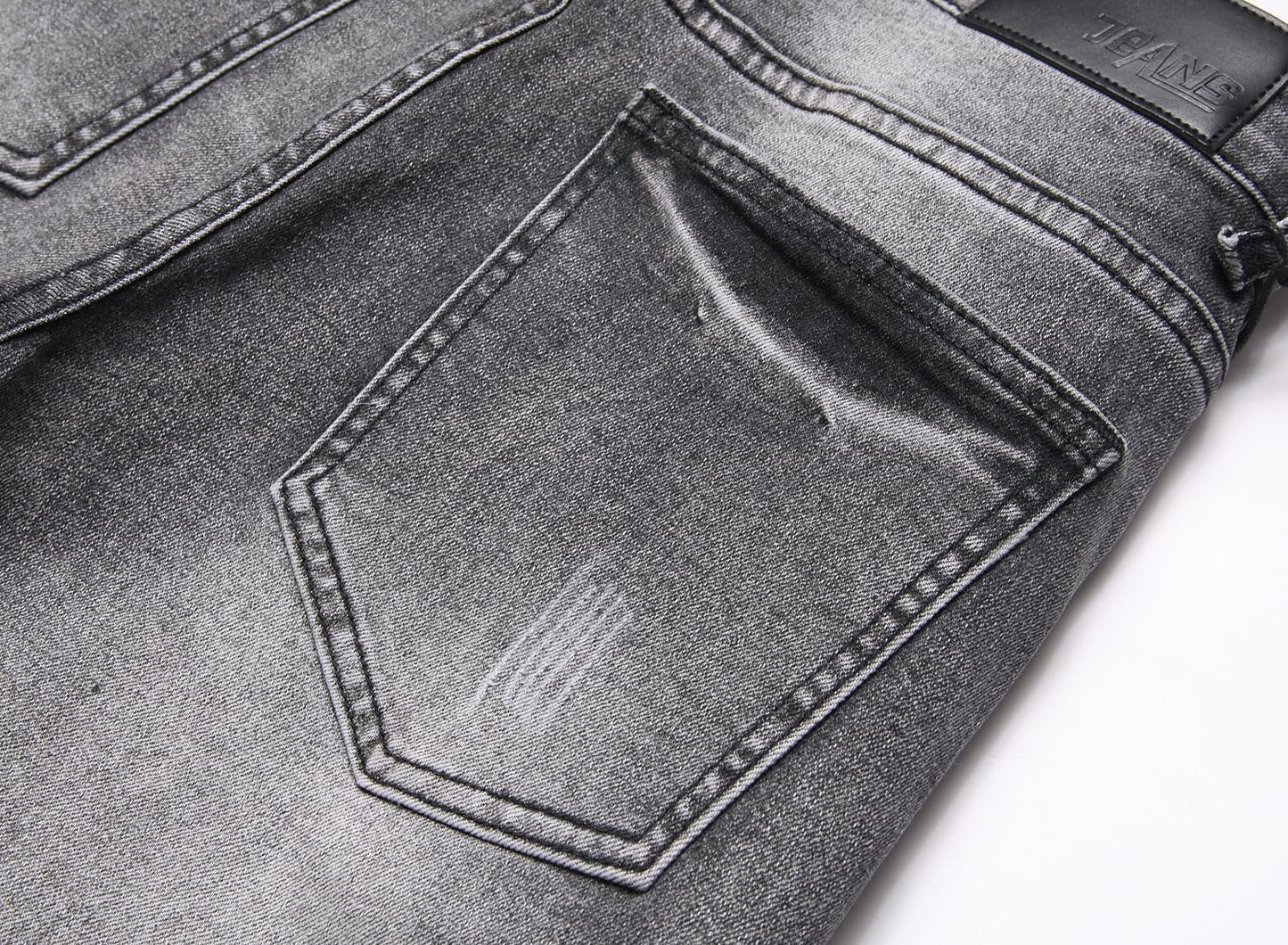 Fashion Slim Jeans Men Stretch Denim Pants