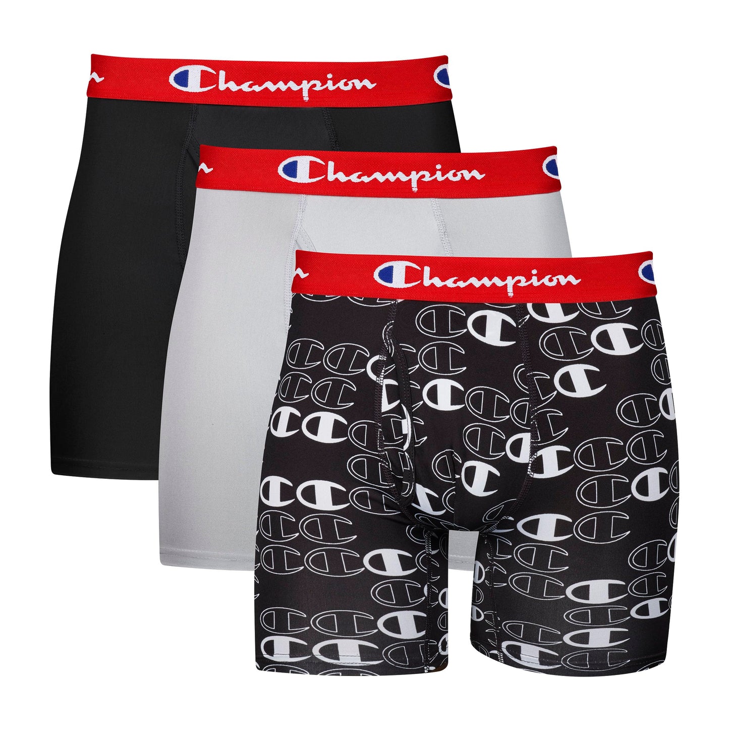 Underwear Boxer Briefs, Everyday Active, Lightweight Stretch, 3-pack