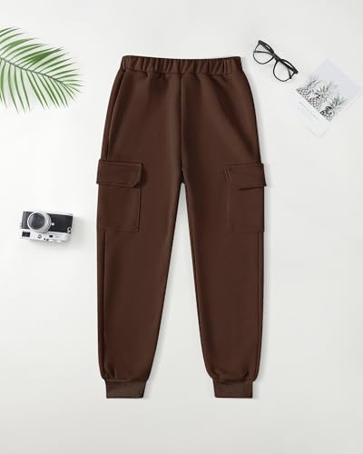 Boys Clothes Fall Winter Outfits, Toddler Boy Sweatsuit Plaid Hoodie Pants Clothing Set For Kids Boys Size 5-12 Years