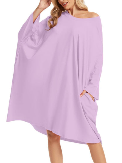 Plus Size Moo Moos for Women Oversized Sleep Shirts for Women Oversized Nightgown with Pocket Fit S-5XL