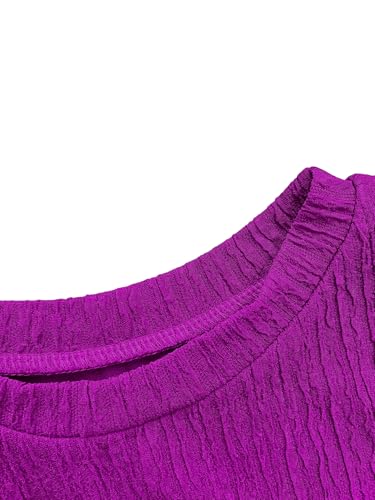 Womens Trendy Ribbed Knit 2 Piece Outfit Sleeveless Crop Top and High Waist Wide Leg Pants Matching Lounge Set