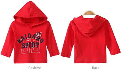 Yao 1T-5T Toddler Boy Clothes,Autumn Baby Boy 3pcs Clothing Sets Denim Vest Cotton Hoodies Jeans for Kids