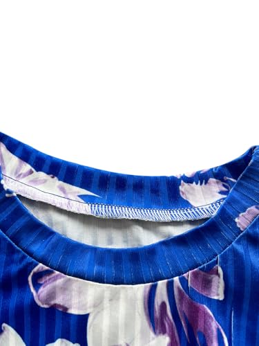 Womens Trendy Ribbed Knit 2 Piece Outfit Sleeveless Crop Top and High Waist Wide Leg Pants Matching Lounge Set