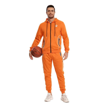 R RAMBLER 1985 Men's Tracksuit Active fashion Hoodie outifts zip sweatsuit set jogger sportswear