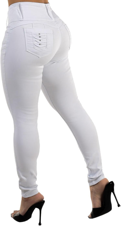 Butt Lifting Jeans for Women - High Waisted Skinny Levanta Cola Stretch Jeans