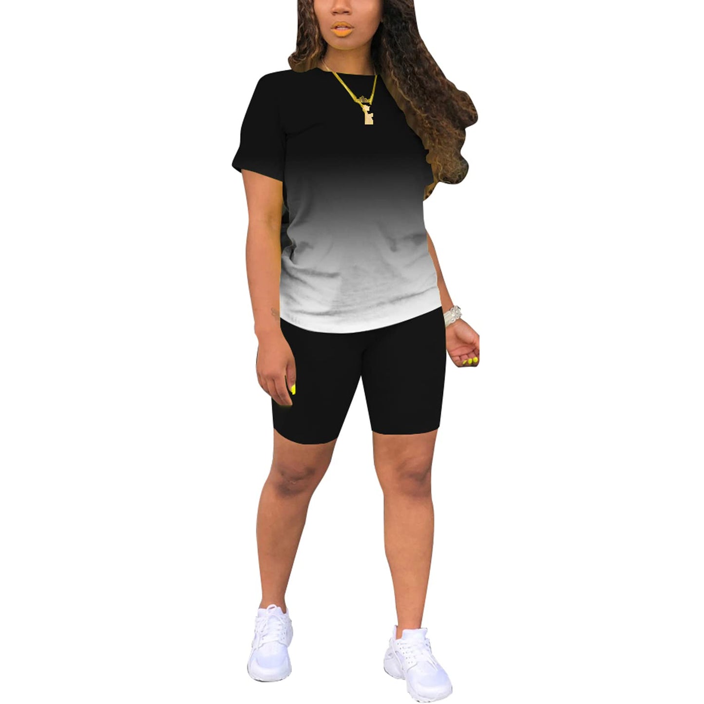 Nimsruc Two Piece Outfits For Women Summer Sweatsuits