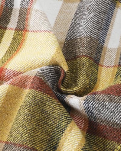 Boys Clothes Fall Winter Outfits, Toddler Boy Sweatsuit Plaid Hoodie Pants Clothing Set For Kids Boys Size 5-12 Years