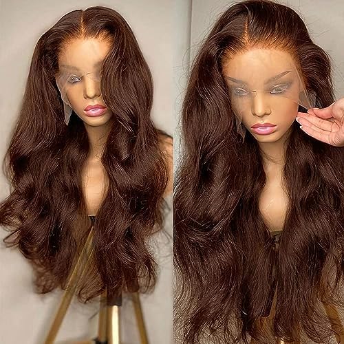 250 Density Curly Lace Front Wigs Human Hair Pre Plucked Hairline Glueless Wig 13x6 HD Lace Frontal Wigs for Women Ginger Orange Colored Ombre Wig Brazilian Virgin Hair 24 Inch
