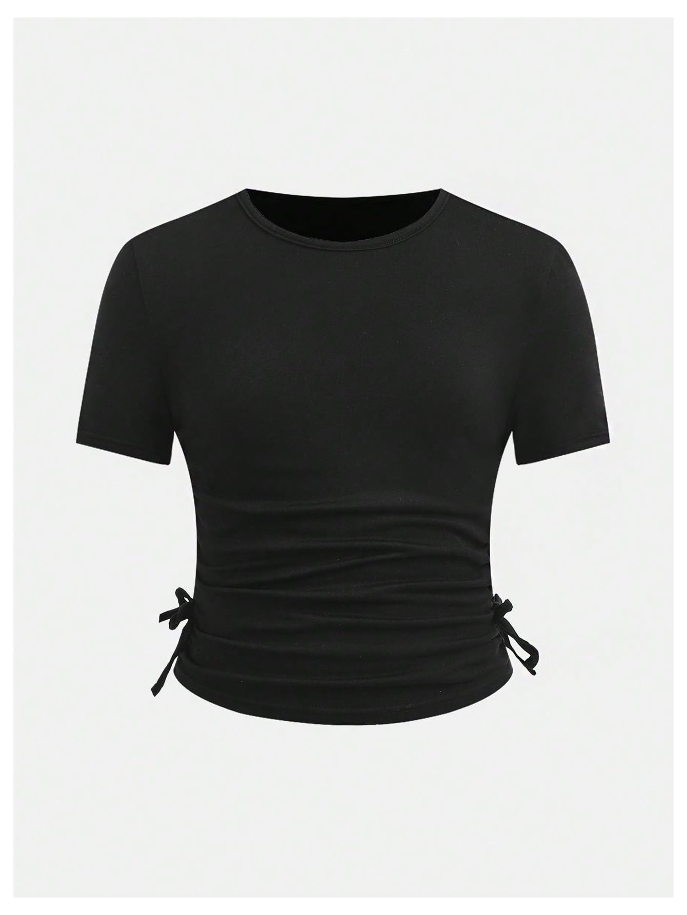 SOLY HUX Girl's 2 Piece Summer Outfits Cute Graphic Print Short Sleeve Tee Tops and Flare Leg Pants Set