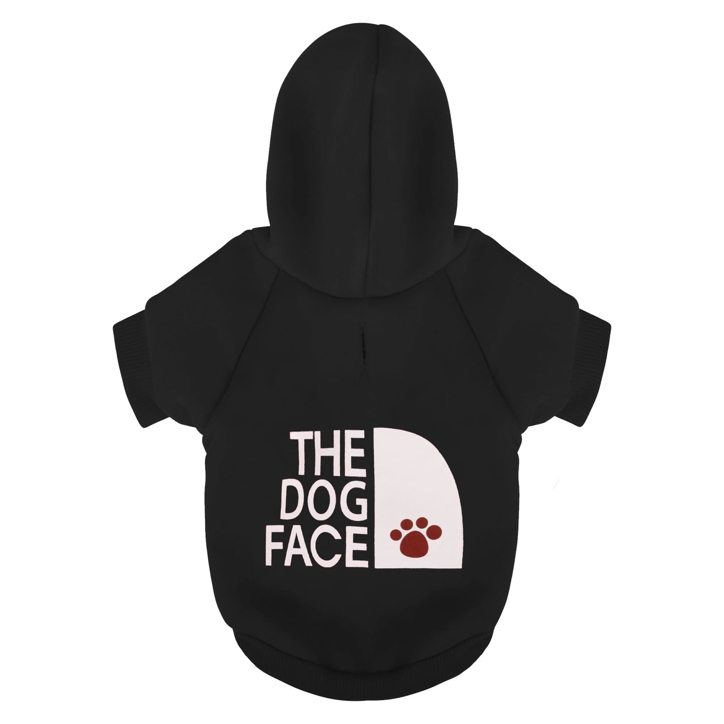 Paiaite Black Chihuahua Dog Hoodie: Keep Your Pup Warm and Stylish with a 'The Dog Face' Printed Sweatshirt Pet Clothes and Sweater Coat All in One Perfect for Winter and Cool Summer Nights! Black XS