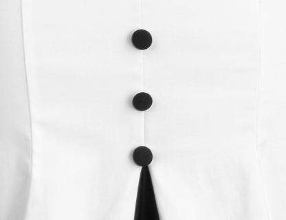 MUXXN Women's Retro 60s Sailor Collar Short Sleeve Pinup Cocktail Work Mermaid Dress with Belt