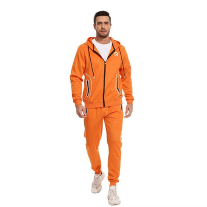 R RAMBLER 1985 Men's Tracksuit Active fashion Hoodie outifts zip sweatsuit set jogger sportswear