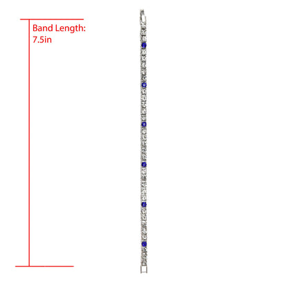 Charles Raymond Women's Big Rocks Bezel Colored Dial with Roman Numerals Fully Iced Out Watch - ST10327LA