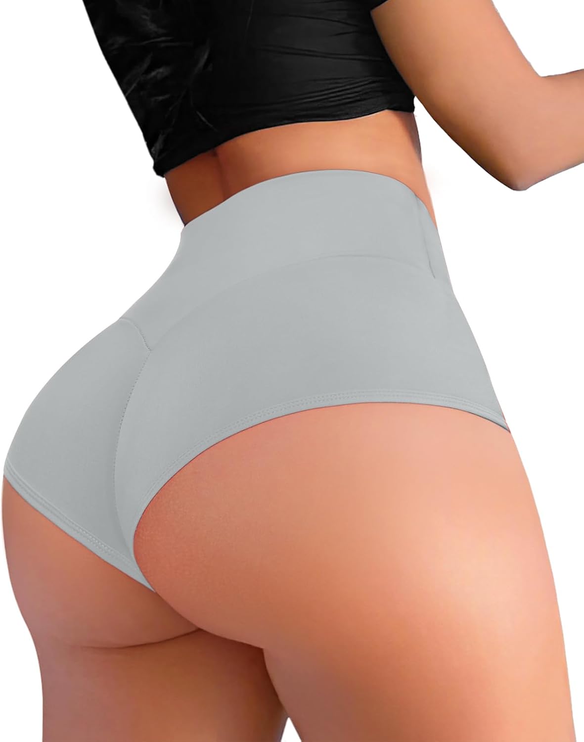 Cut Out Yoga Shorts Booty Butt Lifting Scrunch Shorts High Waisted Workout Gym Active Hot Pants