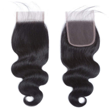 Hd Closure 5x5 Straight Closure 5x5 Transparent Lace Closure 12A Virgin Remy Human Hair Frontal Closure Pre Plucked With Baby Hair Natural Black Color(14inch)