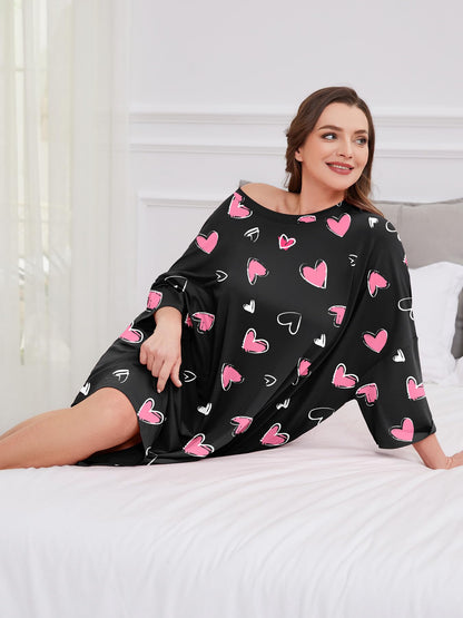 Plus Size Moo Moos for Women Oversized Sleep Shirts for Women Oversized Nightgown with Pocket Fit S-5XL