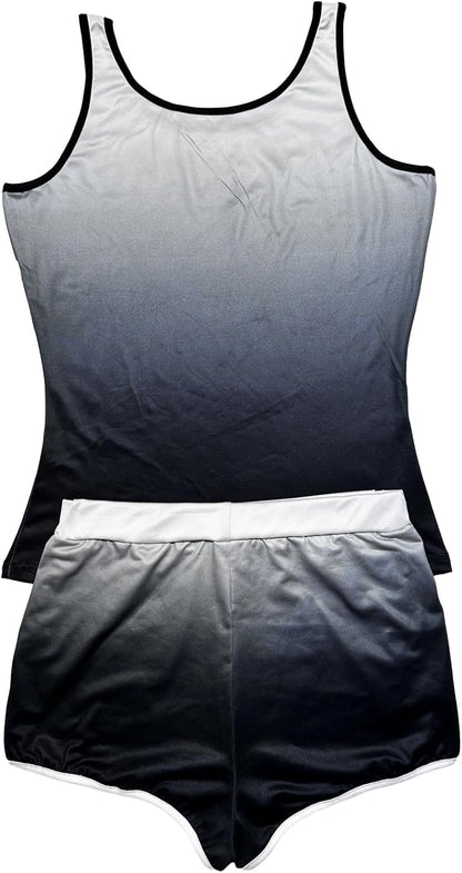 Women’s 2 Piece Pajama Set Novelty Sleeveless Tank Top and Shorts with Animal Print Comfortable Sleepwear