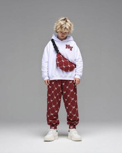 PureChapter Boys' Fashion 3Pcs Pullover Hoodies Sweatshirt Suit Crossbody Bag Stylish Clothes Kids Clothes