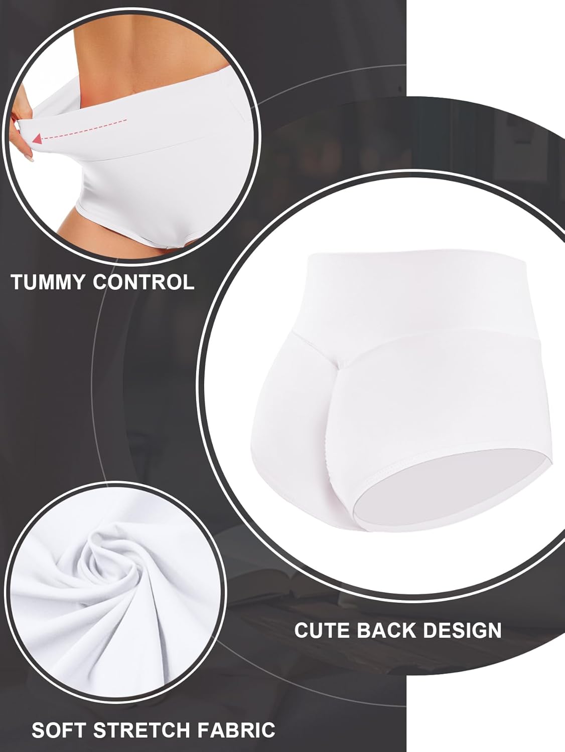 Cut Out Yoga Shorts Booty Butt Lifting Scrunch Shorts High Waisted Workout Gym Active Hot Pants