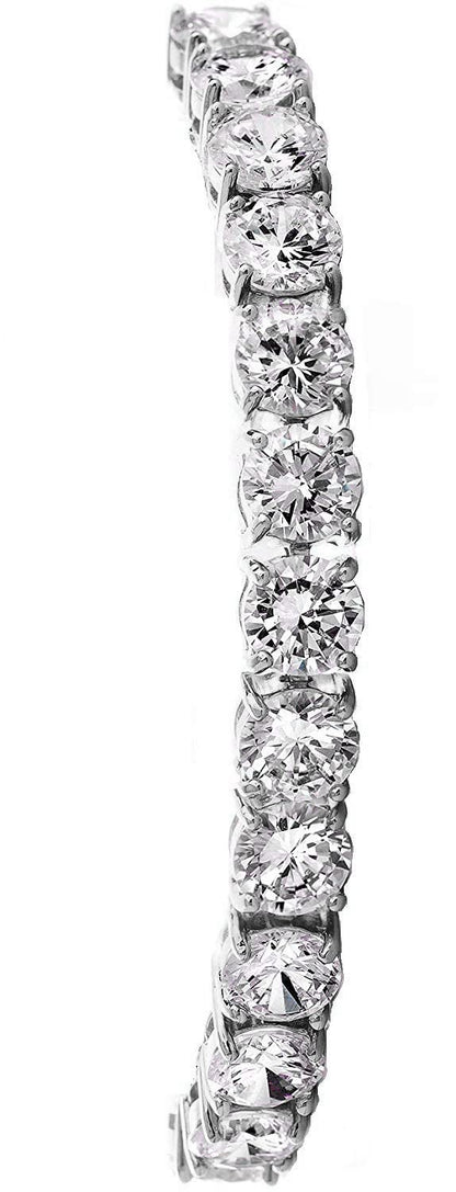 Charles Raymond Women's Big Rocks Bezel Colored Dial with Roman Numerals Fully Iced Out Watch - ST10327LA