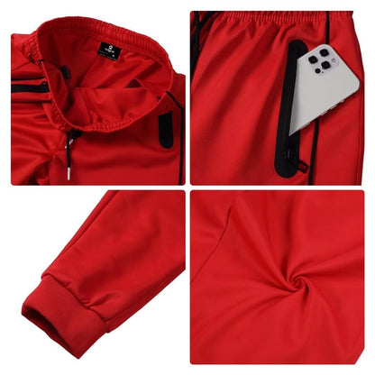 R RAMBLER 1985 Men's Tracksuit Active fashion Hoodie outifts zip sweatsuit set jogger sportswear