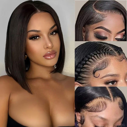 613 13x6 Lace Front Wig Human Hair 30 Inch Body Wave Blonde Wig, 200% Density Pre Plucked Blonde HD Lace Frontal Wig for Black Women