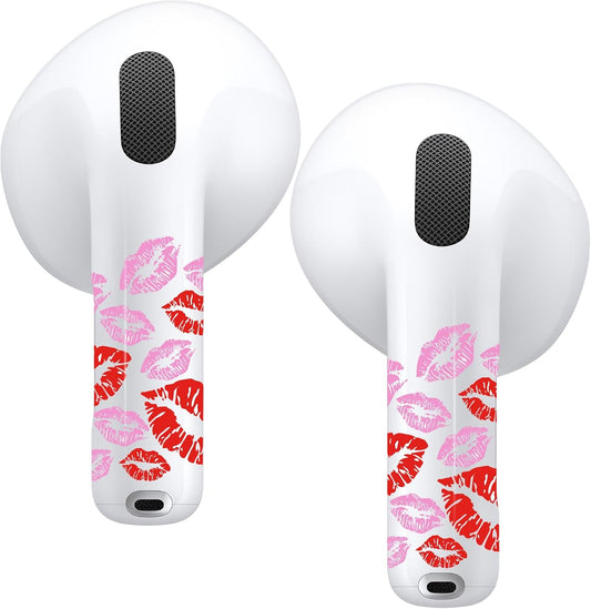 RockMax for AirPods 4 Skin，Personalized Decal Sticker for Air Pods 4th Gen, Compatible with AirPods 4 Case Pink, Durable Tattoo Wrap, Easy to Apply