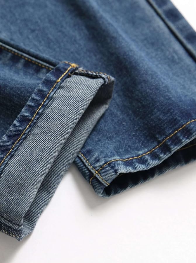 Boy's Skinny Fit Ripped Destroyed Distressed Fashion Kids Denim Jeans Pants