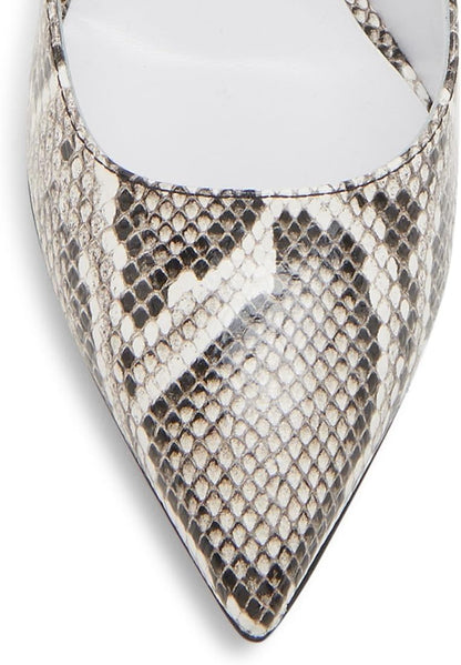 Peace Button 100MM Leather Pumps