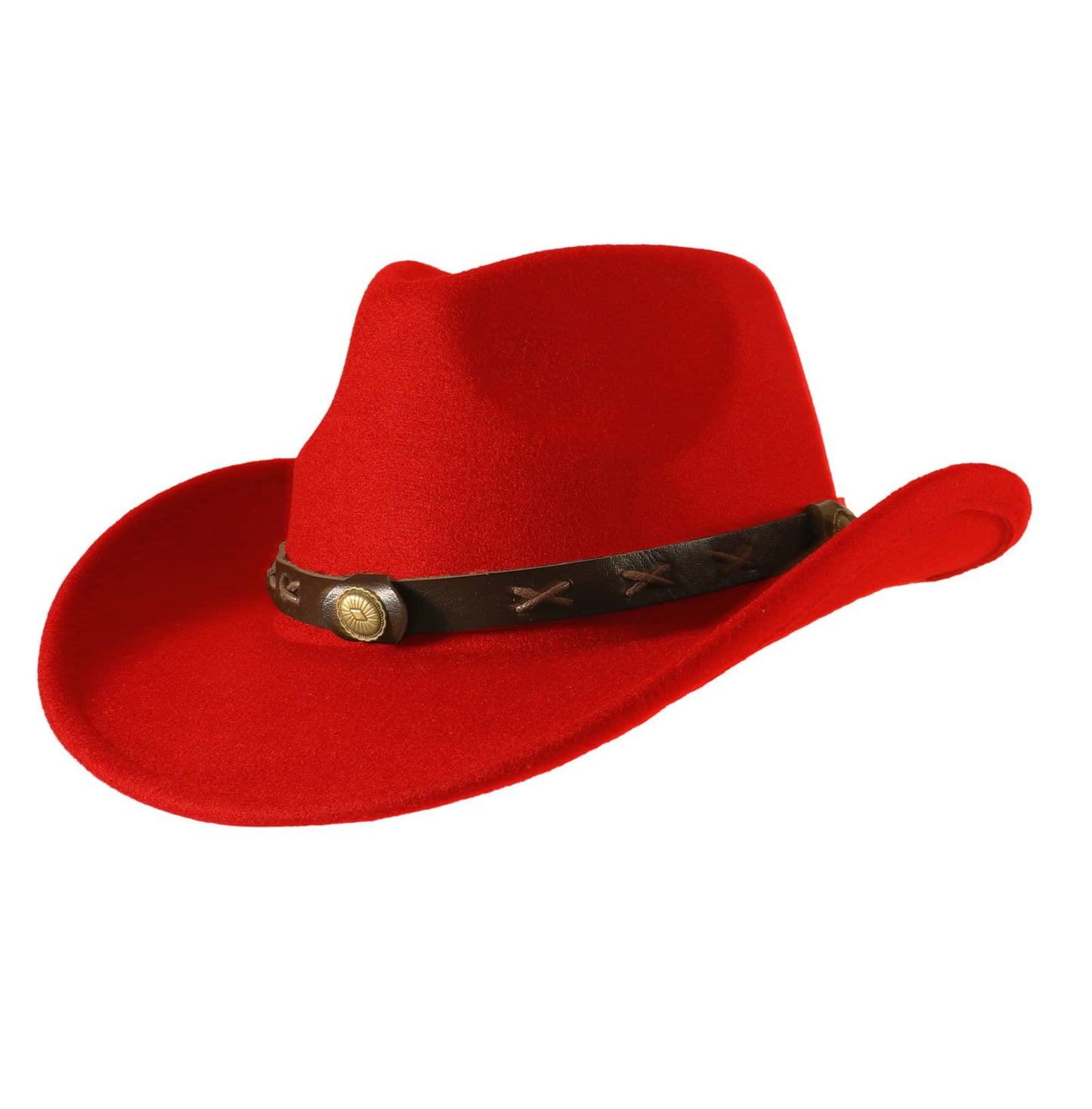 Ibeauti Cowboy Hat with Fringed Bandana Set for Women Wide Brim Western Cowgirl Hat Paisley Head Wrap Scarf